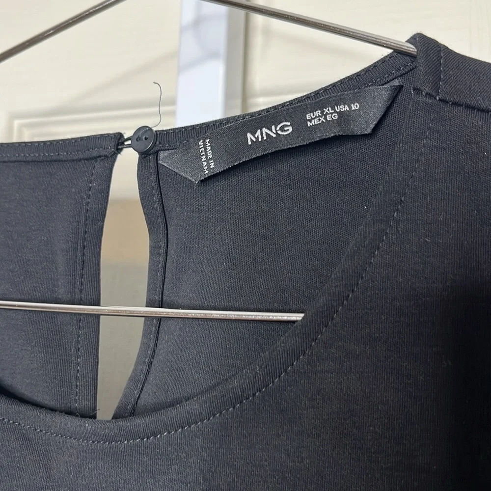 Mng Bubble Turned on Hem Dress Size Xl - Picture 4 of 5